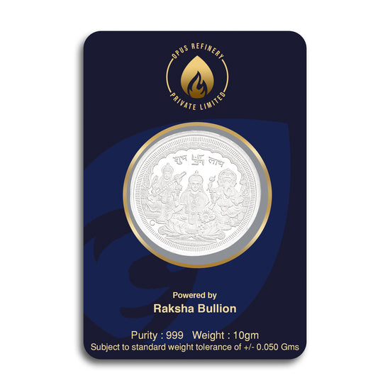 Silver 999 - Laxmi Ganesh Saras (10 Gram)